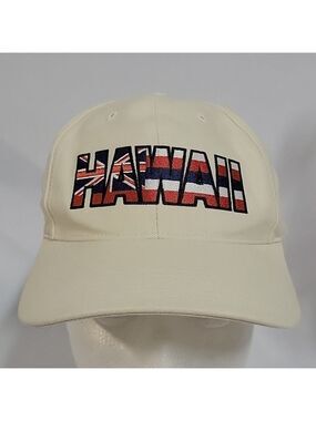 Hawaiian Headwear, Rare Vintage Hawaii Ballcap, Adjustable, Snap-back